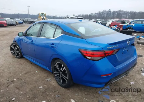 2021 Nissan Sentra Sr Xtronic Cvt from USA, damaged, VIN 3N1AB8DV4MY304787